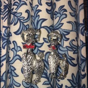Poodle Brooch